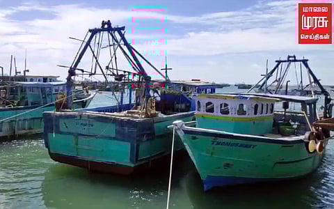 நீண்ட நாட்கள் போராட்டத்துக்கு பின் கடலுக்கு மீன்பிடிக்க சென்ற மீனவர்கள்..!