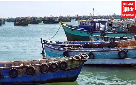 ராமேஸ்வரத்தில் கடல் சீற்றம்...! மீனவர்களுக்குத் தடை...!