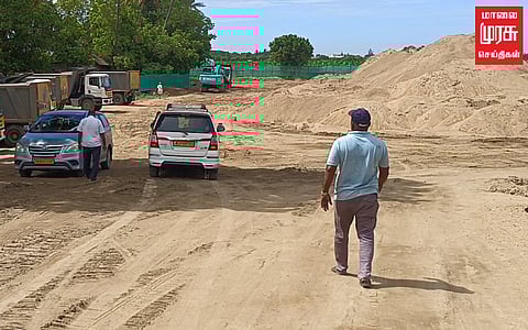 மணல் குவாரி உரிமையாளர்களுக்கு சொந்தமான இடங்களில் ED சோதனை...!