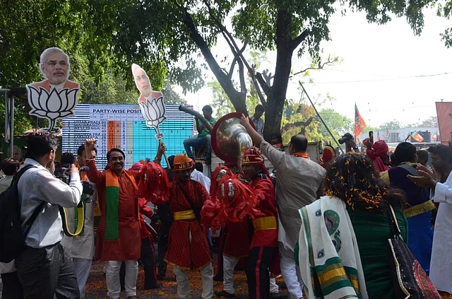Photo Essay - How The BJP HQ Looked Like On 16 May 2014