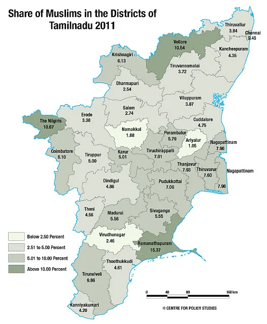 Changing Tamil Nadu: Christians Ahead Of Muslims In Absolute Numbers