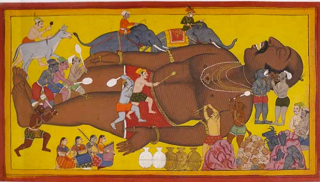 “By burning
Ravana year
after year, you
accomplish
nothing. The
main thing is to
keep the Rama
alive within
you.”