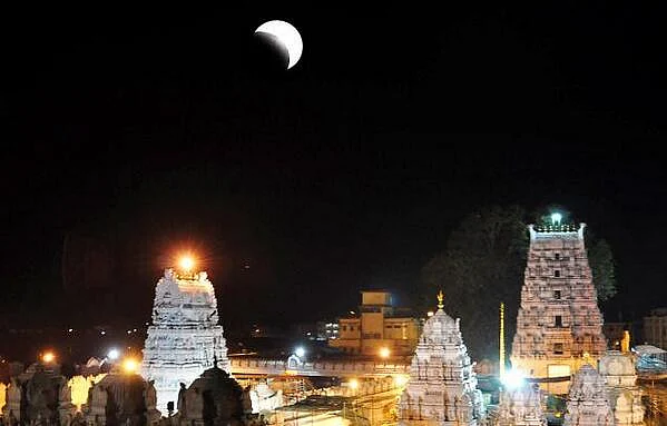 The Rajarajeswara Temple at Vemulawada, Karimnagar.