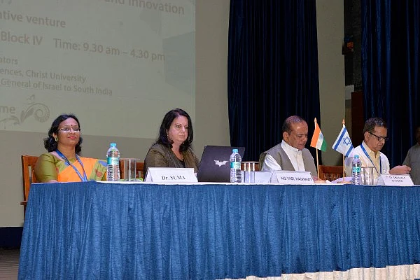 Dr Suma S of the Department of Life Sciences, Christ University, and Consul General of Israel to South India, Yael Hashavit. (Photo: Christ University)