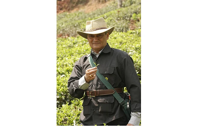 Rajah Banerjee in his tea garden