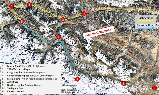Is China’s Road In Kashmir’s Shaksgam Valley A Threat To India?