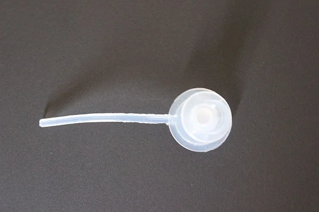 “Aum”, the voice box designed by Dr Vishal Rao to replace the one lost in surgery by throat cancer patients. Cost : Rs 50