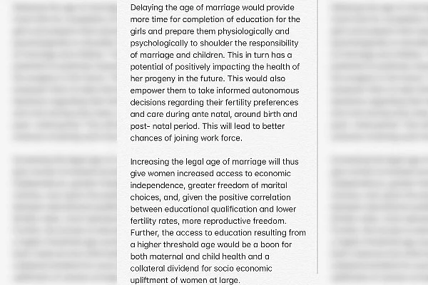 Why Increasing Women’s Age Of Marriage To 21 Is An Unnecessary Gimmick; Government Should Rather Focus On Fixing The Basics