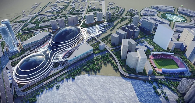 An artist's impression of the new structure.