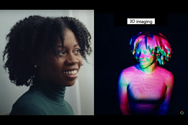 Picture from Google's video about Project Starline