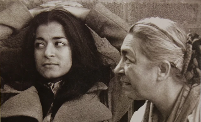 Kiran Sehgal (L) with her mother Zohra. 