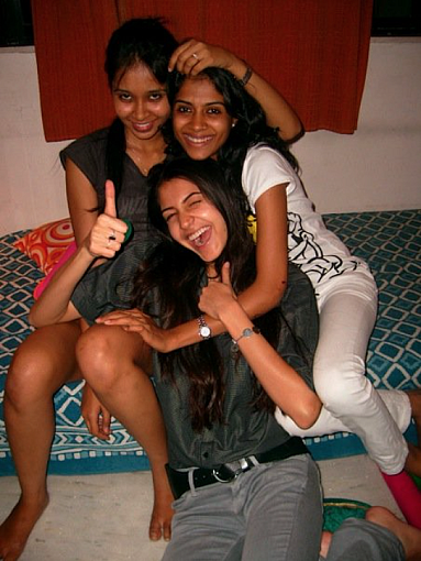 Anushka hanging out with friends