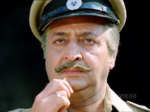 Pran played Jailer Raghvir Singh in <i>Kaalia (1981). </i>Sanjeev Kumar was the original choice for the part.