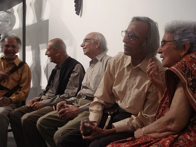 Tyeb Mehta, second from right.