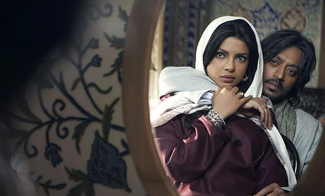 Priyanka Chopra and Irrfan Khan in <i>7 Khoon Maaf</i>