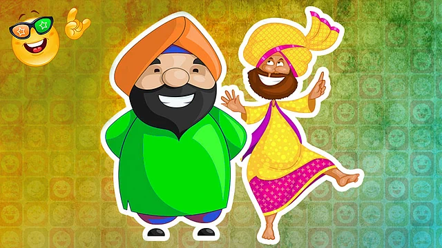 Santa-Banta jokes take the form of a conversation between two Sikh men whose ignorance and naivete is aimed at evoking laughter.