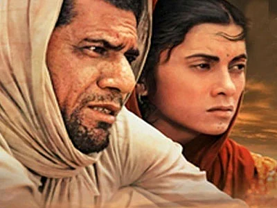 Om Puri and Deepa Mehta in Govind Nihalani’s TV film <i>Tamas</i>