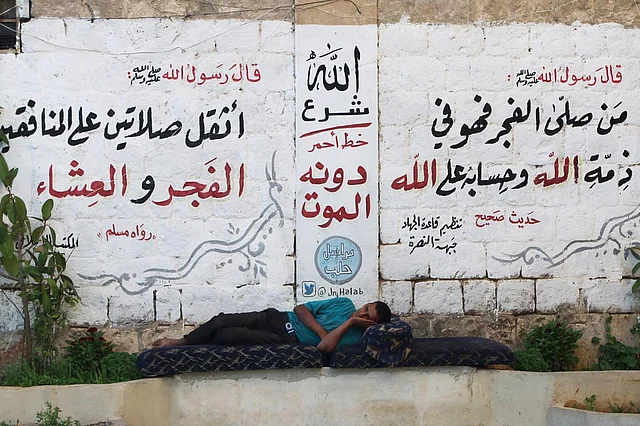 Religious propaganda by the Al Qaeda in Syria. (Photo: Reuters)