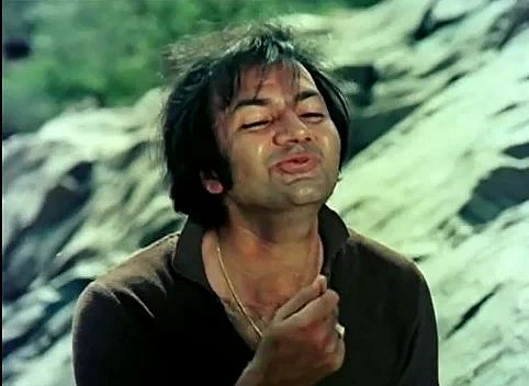 Prem Chopra in a scene from <i>Bobby </i>(1973)