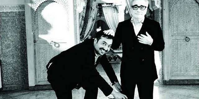 Anurag Kashyap bows down to his idol, director Martin Scorsese (Photo: Twitter/<a href="https://twitter.com/ListlyIndia/status/636400644824395776">@ListlyIndia</a>)