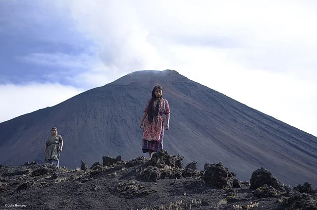 A still from <i>Ixcanul Volcano</i>