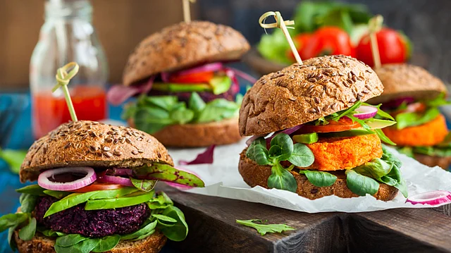Would you believe these burgers are vegan?