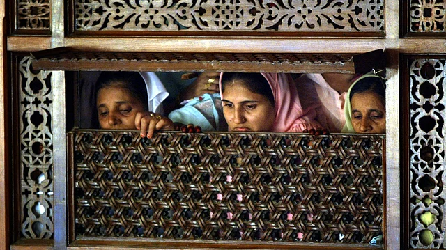 Dawoodi Bohra Muslim women at a wedding in Mumbai.
(Photo: Reuters)