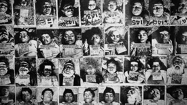 The Bhopal gas disaster took place on the intervening night of 2-3 December 1984.