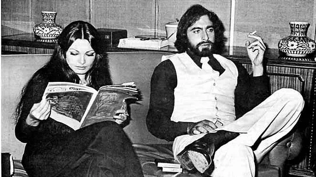 Parveen Babi with Kabir Bedi