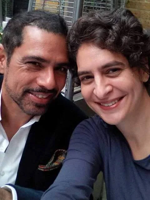 Wedding anniversary selfie with Robert Vadra.