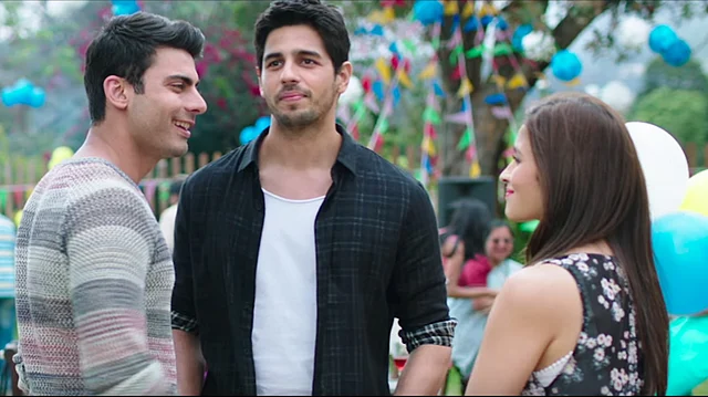 Fawad Khan, Sidharth Malhotra and Alia Bhatt in <i>Kapoor & Sons </i>(Photo Courtesy: YouTube Screengrab)