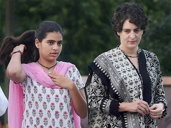 Priyanka with her daughter Maraya.