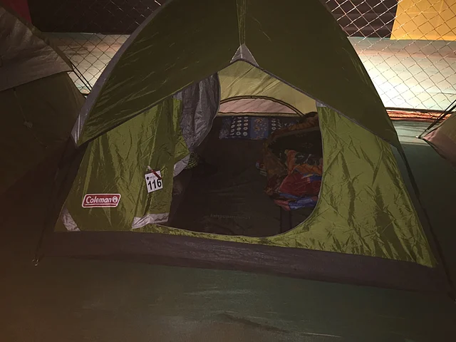 I had a two-person tent to myself – and one that was water and fire proof. (Photo Courtesy: Radhika Sharma)
