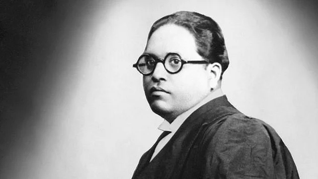 Dr BR Ambedkar in 1950. 