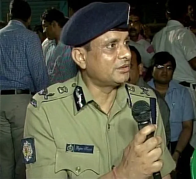 Kolkata’s Commissioner of Police Rajeev Kumar. (Photo: ANI)