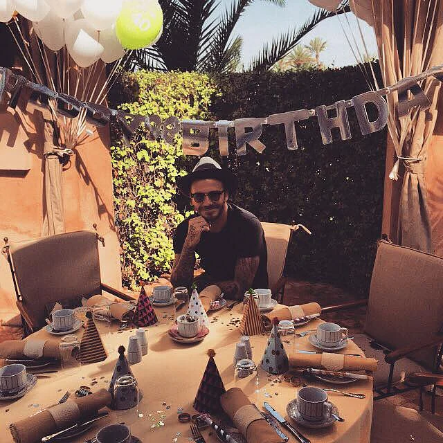 Happy birthday, delicious daddy! (Photo Courtesy: <a href="https://www.facebook.com/Beckham/photos">Beckham’s Facebook page</a>)