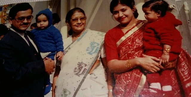 A 1994 photograph of my family. My brother and I have variants of the same ‘special occasion’ jumper on. That speaks volumes. 
