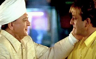 Sunil Dutt’s last acting stint was with son Sanjay in <i>Munna Bhai MBBS</i> in 2003.