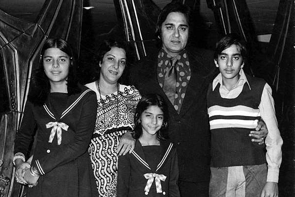 A rare picture of the Dutt family. 