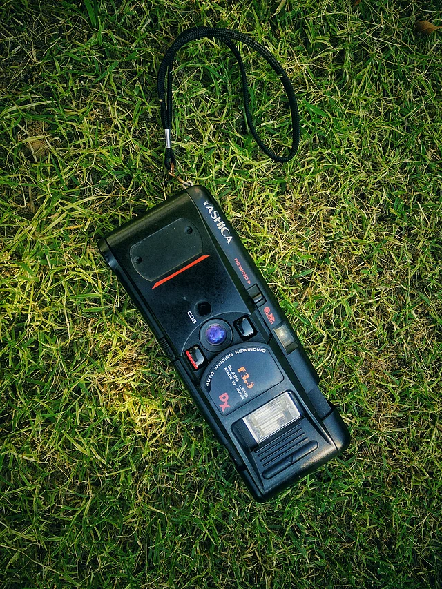 Yashica: A consumer grade point and shoot analogue from the early 90s with fixed lens F3.5. (Photo Courtesy : Sankalp Singh)