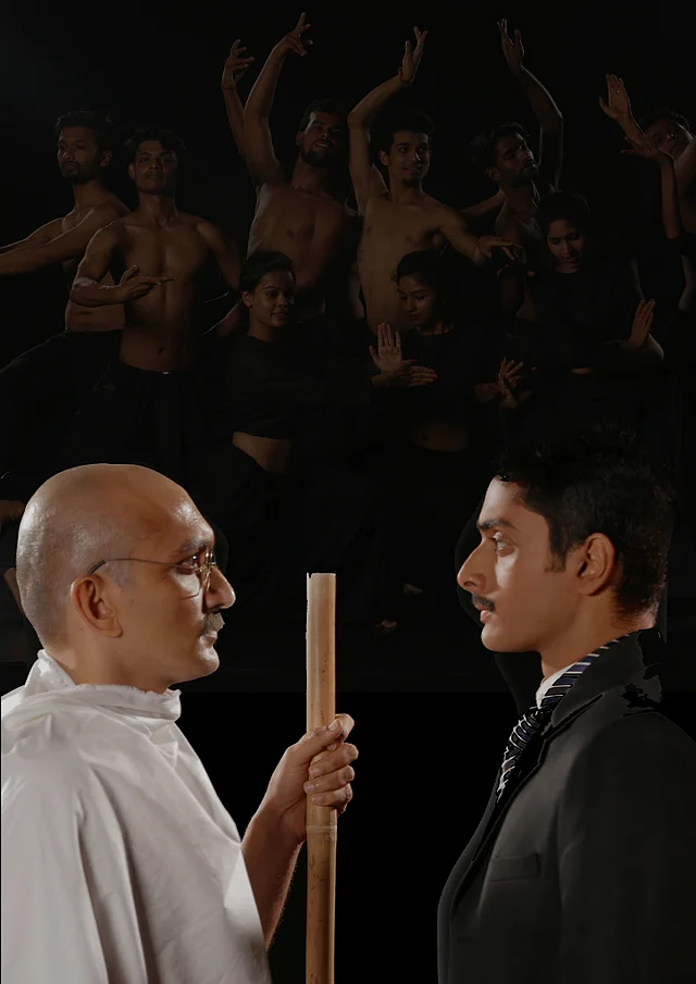 A moment from <i>Gandhi - The Musical</i>. (Photo: NCPA)