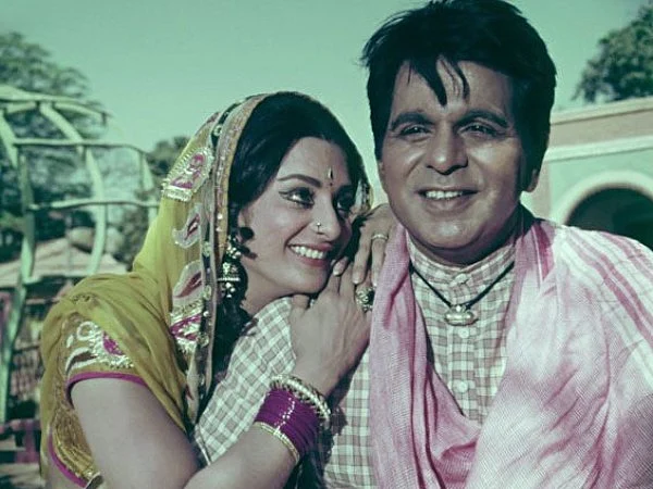 Saira Banu and Dilip Kumar in a scene from<i> Gopi.</i>