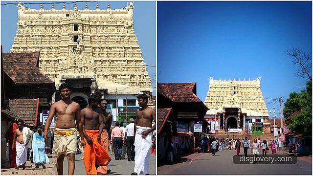 Sri Padmanabhaswamy Temple. (Photo Courtesy: <a href="http://disgiovery.com/misteri-harta-karun-kuil-sri-padmanabhaswamy/">disgiovery.com</a>)