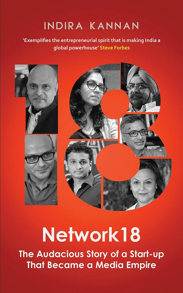 Cover Page of <i>Network 18 - The Audacious Story of a Start-up That Became a Media Empire.</i>