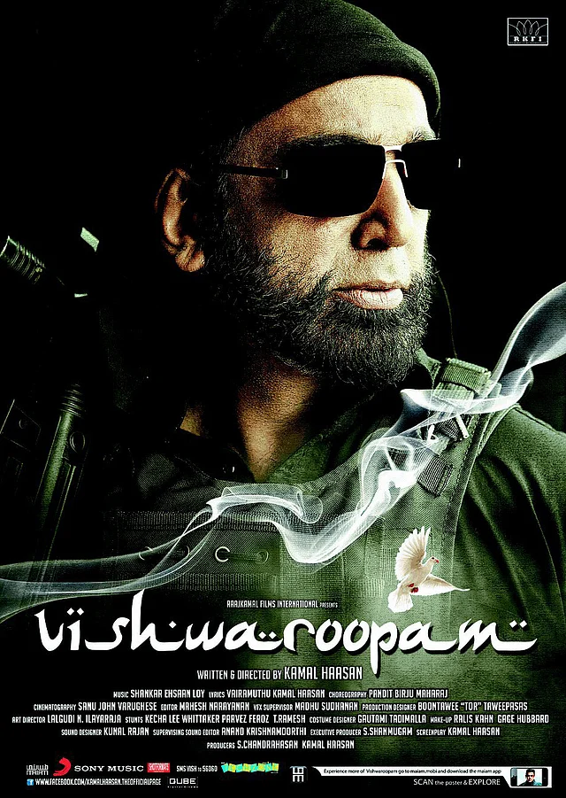 The poster of Kamal Haasan’s <i>Vishwaroopam</i>. 