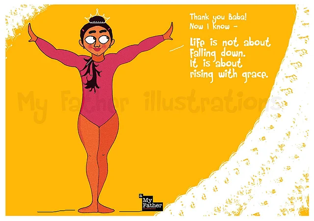 Indian gymnast Dipa Karmakar. (Photo: Facebook @<a href="https://www.facebook.com/myfatherIllustrations/">MyFatherIllustrations</a>)
