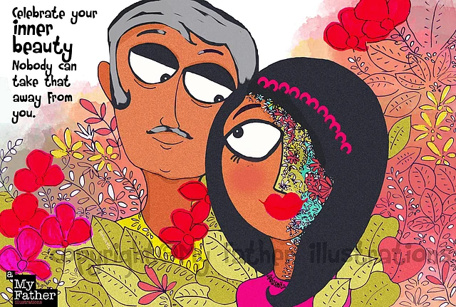 Acid attack survivor Monica Singh. (Photo: Facebook @<a href="https://www.facebook.com/myfatherIllustrations/">MyFatherIllustrations</a>)