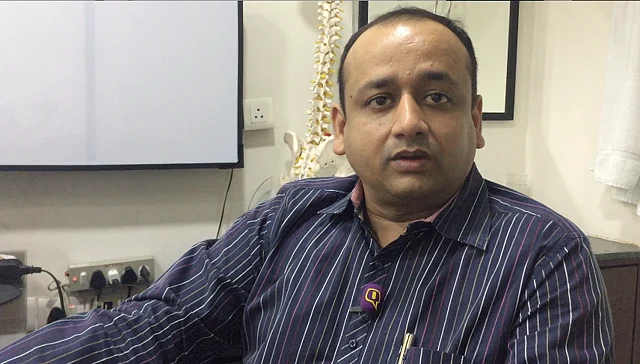 Brijesh suffered injury in the C3 and C4 vertebrae, part of the spine that protects the central nervous system, says Dr Ankush. (Photo: <b>The Quint</b>)