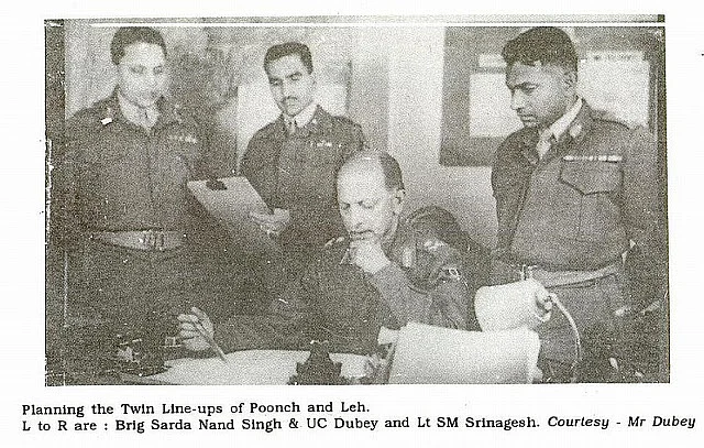 KM Cariappa working on military strategy.