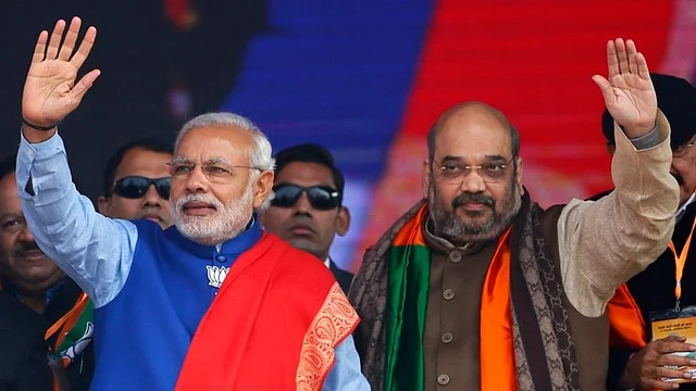 File image of Prime Minister Narendra Modi and Home Minister Amit Shah.